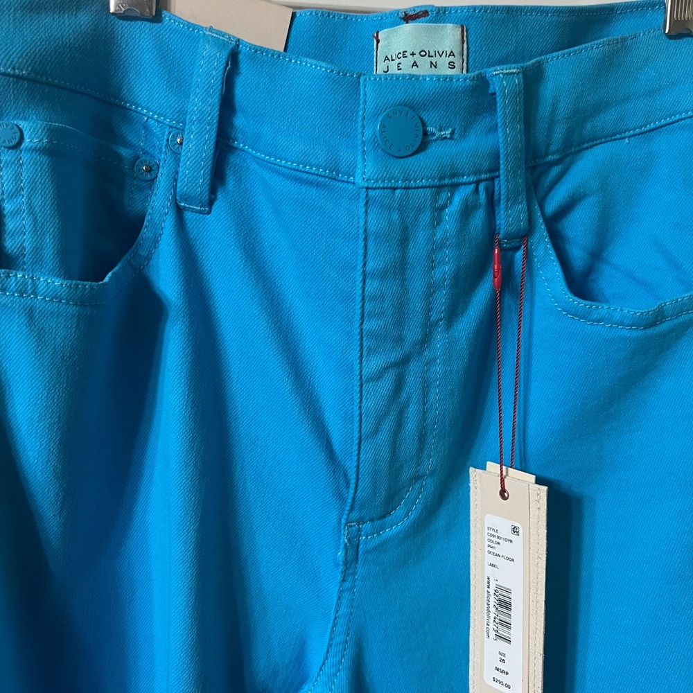 NWT Alice + Olivia sophia pants- jeans size 26 - Picture 13 of 16